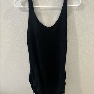 Black swimsuit cover up